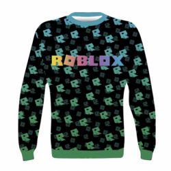 Детский 3D свитшот Roblox And Logo 3D - PrintSalon