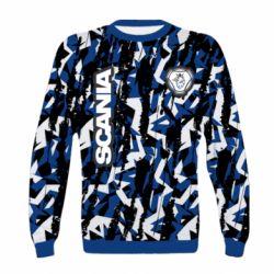 Дитячий 3D світшот Scania logo and grunge - PrintSalon