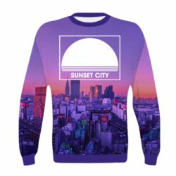 Дитячий 3D світшот Sunset city - PrintSalon