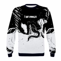 Детский 3D свитшот VENOM I want chocolate