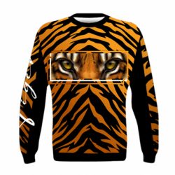 Дитячий 3D світшот Погляд Тигра - PrintSalon