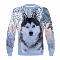 Дитячий 3D світшот Winter Husky - PrintSalon