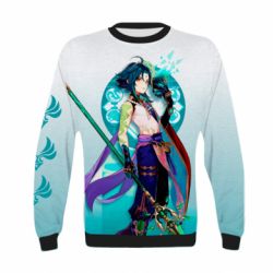 Детский 3D свитшот Xiao Anemo Genshin Impact