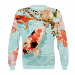 Дитячий 3D світшот Японські Риби Кои - PrintSalon