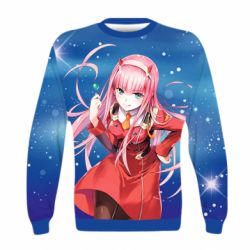Детский 3D свитшот Zero Two Stars - PrintSalon