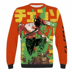 Дитячий 3D світшот Человек Бензопила - PrintSalon