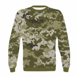 Дитячий 3D світшот Камуфляж ЗСУ - PrintSalon