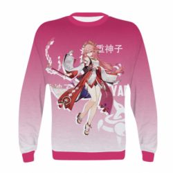 Детский 3D свитшот Mischievous Yae Miko