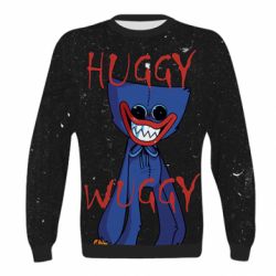 Дитячий 3D світшот Poppy Huggy Wuggy - PrintSalon