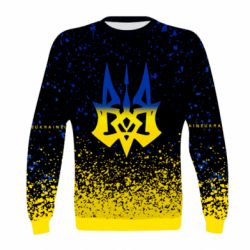 Дитячий 3D світшот Ukraine, yellow blue - PrintSalon