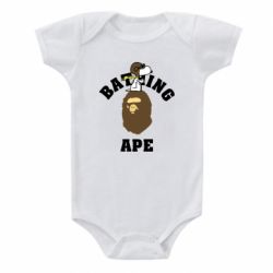 Детский бодик A bathing ape peanuts - PrintSalon