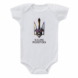 Дитячий бодік A killer monster - PrintSalon