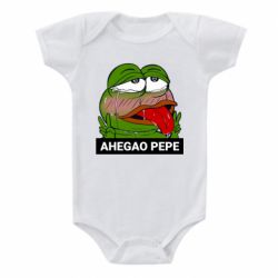 Детский бодик Аhegao PePe - PrintSalon