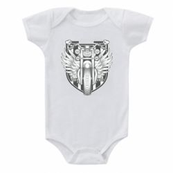 Детский бодик Bike Shield Art - PrintSalon