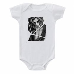 Детский бодик Black and white Damiano - PrintSalon