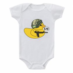Детский бодик Боевая утка - PrintSalon