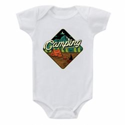 Детский бодик Camping and forest - PrintSalon