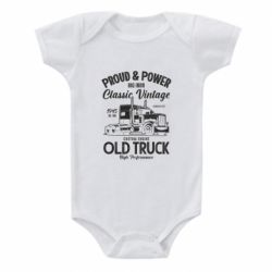 Детский бодик Custom old truck - PrintSalon