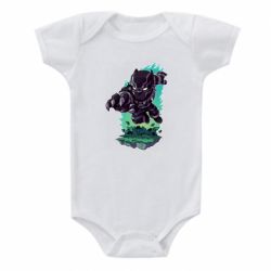 Детский бодик Cute Black panther - PrintSalon
