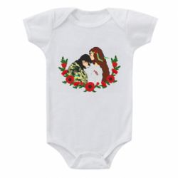 Дитячий бодік Дівчина цілує солдата - PrintSalon