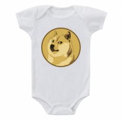 Детский бодик Dogecoin - PrintSalon