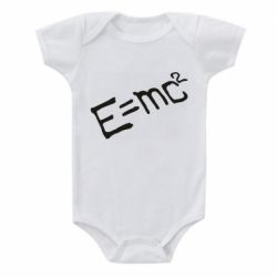 Детский бодик E=mc2 - PrintSalon