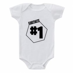 Детский бодик Fortnight number 1 - PrintSalon