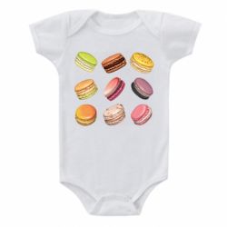 Детский бодик Французский макарун - PrintSalon