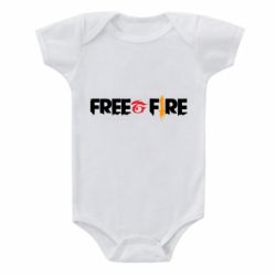 Дитячий бодік Free fire and logo Garena - PrintSalon