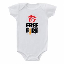 Дитячий бодік Garena and Free Fire logo - PrintSalon