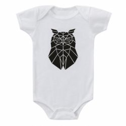 Дитячий бодік Geometric Owl - PrintSalon