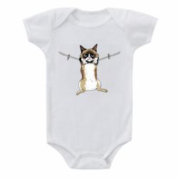 Дитячий бодік Grumpy Cat On The Rope