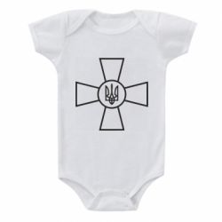 Детский бодик Хрест ЗСУ - PrintSalon