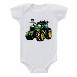 Дитячий бодік John Deere Tractor and logo - PrintSalon
