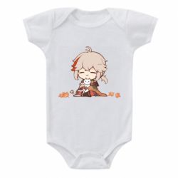 Дитячий бодік Кадзуха з котом - PrintSalon