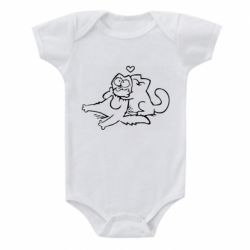 Детский бодик Кот Саймона Любовь - PrintSalon