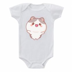 Дитячий бодік Котик обіймає тебе