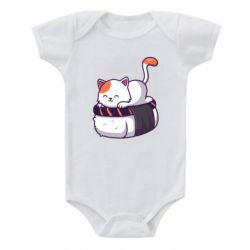 Детский бодик Котик. Суши-кровать - PrintSalon