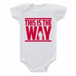 Дитячий бодік Mandalorian This Is The Way - PrintSalon