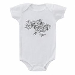 Детский бодик Map Ukraine - PrintSalon