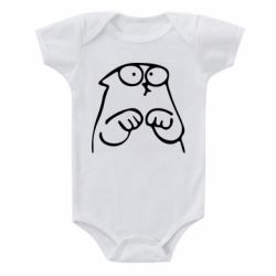 Детский бодик Милый Кот Саймона - PrintSalon