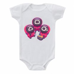 Детский бодик Милые солдаты из игры в кальмара - PrintSalon