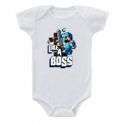 Детский бодик Minecraft Like a Boss - PrintSalon
