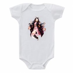 Дитячий бодік Nezuko cat - PrintSalon