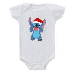 Детский бодик Новогодний Стич - PrintSalon