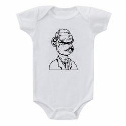 Детский бодик Обезьяна в виртуальных очках - PrintSalon