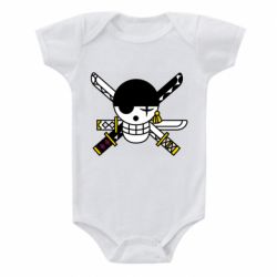 Детский бодик One Piece Zoro logo - PrintSalon