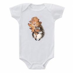 Детский бодик Осенний ежик - PrintSalon