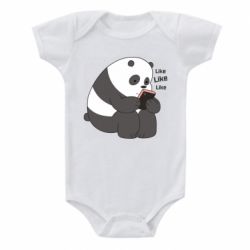 Детский бодик Панда лайк - PrintSalon