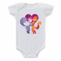 Дитячий бодік Парочка. Котики - PrintSalon